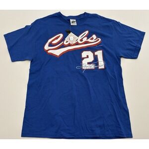 NWT Y2K Sammy Sosa Chicago Cubs Jersey T Shirt Made In Mexico Dynasty SZ Large